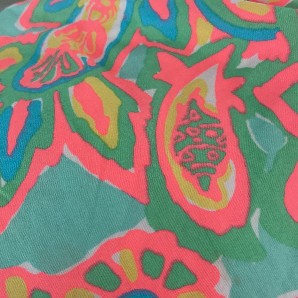 Lilly Pulitzer One Shoulder Dress Bright Blue - Picture 12 of 13